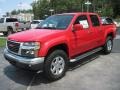 Fire Red 2010 GMC Canyon SLE Crew Cab