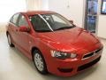 2010 Rotor Glow Orange Metallic Mitsubishi Lancer ES  photo #5