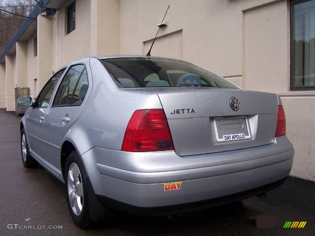 2003 Jetta GLS Sedan - Reflex Silver Metallic / Grey photo #4