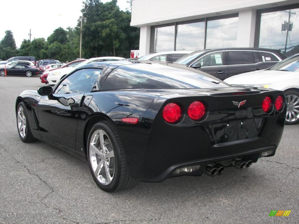 2008 Corvette Coupe - Black / Ebony photo #4