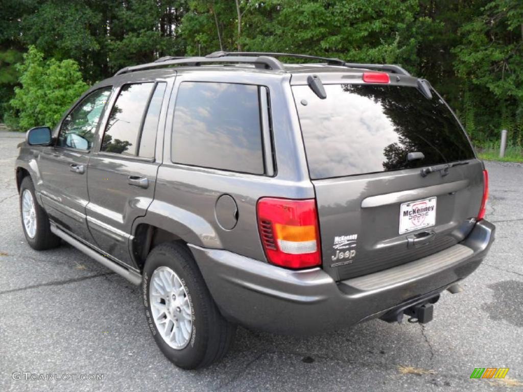 2004 Grand Cherokee Overland 4x4 - Graphite Metallic / Dark Slate Gray photo #2