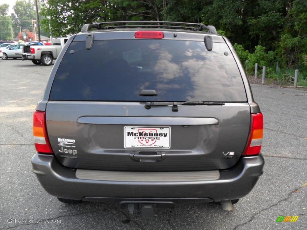 2004 Grand Cherokee Overland 4x4 - Graphite Metallic / Dark Slate Gray photo #3