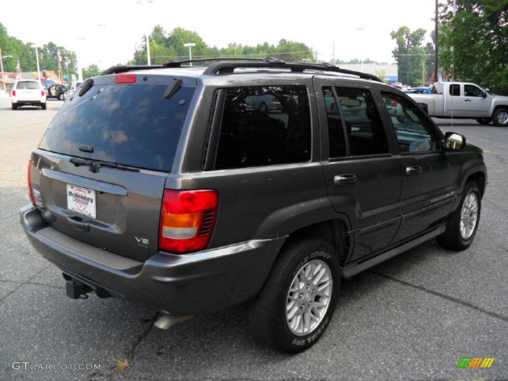 2004 Grand Cherokee Overland 4x4 - Graphite Metallic / Dark Slate Gray photo #4