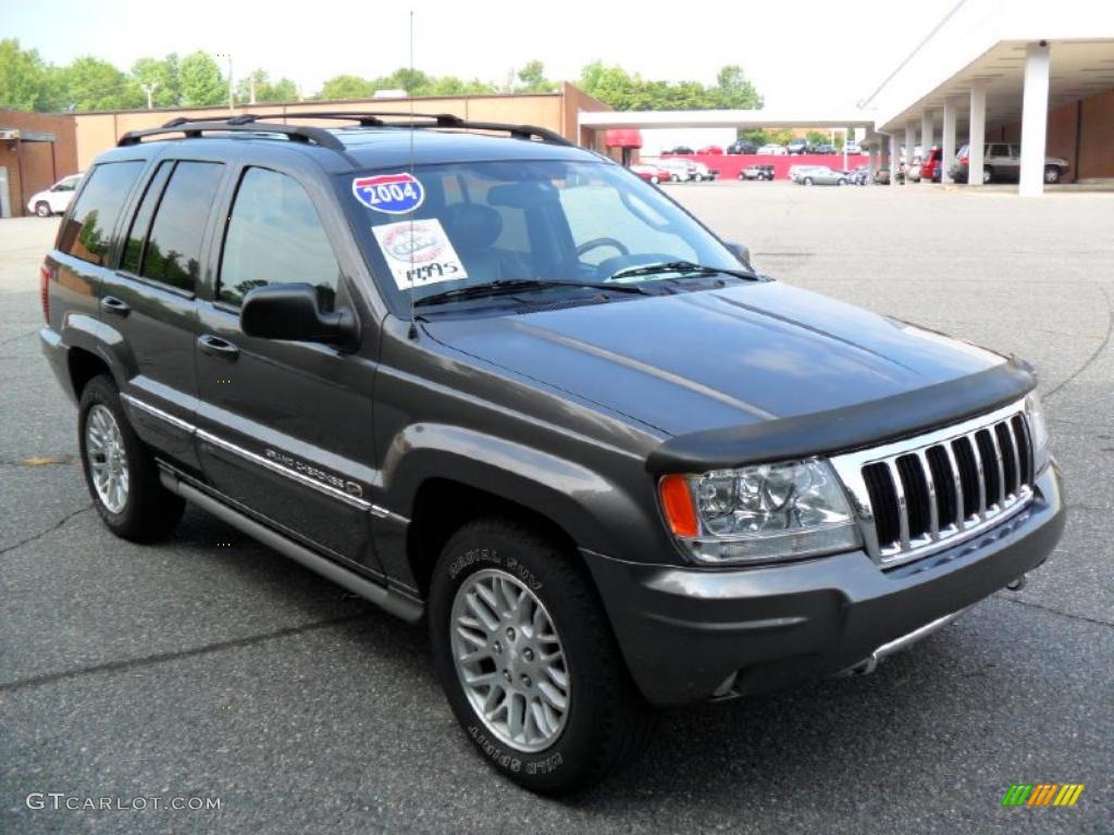 2004 Grand Cherokee Overland 4x4 - Graphite Metallic / Dark Slate Gray photo #5