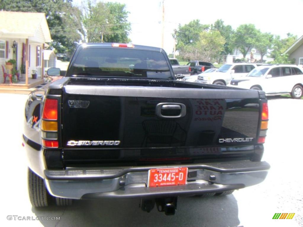 2005 Silverado 3500 LT Crew Cab 4x4 Dually - Black / Dark Charcoal photo #7