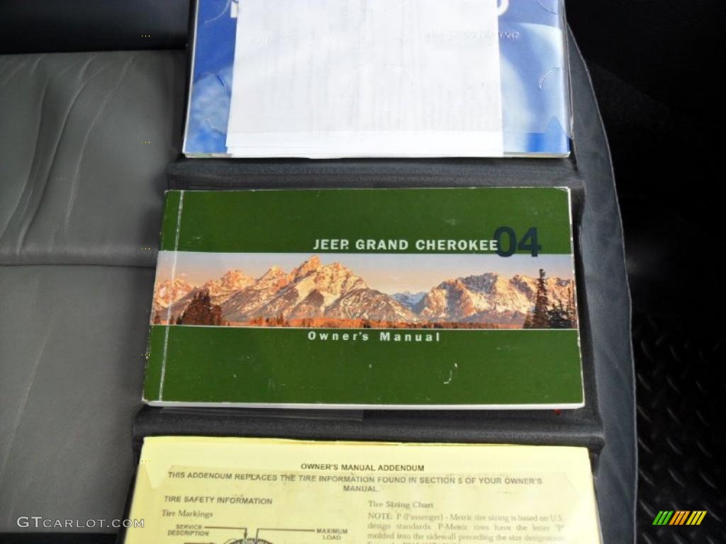 2004 Grand Cherokee Overland 4x4 - Graphite Metallic / Dark Slate Gray photo #22