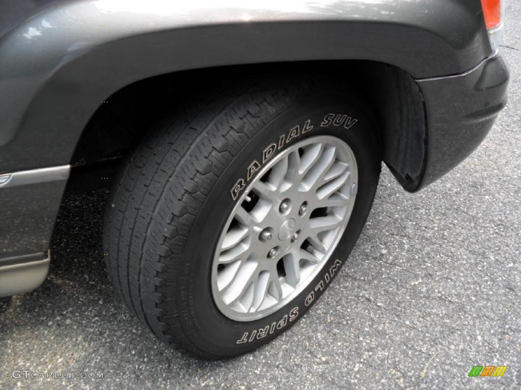 2004 Grand Cherokee Overland 4x4 - Graphite Metallic / Dark Slate Gray photo #24