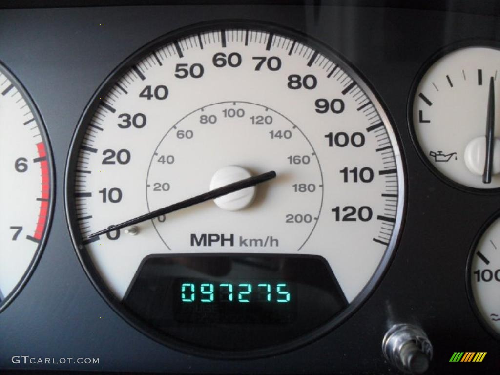 2004 Grand Cherokee Overland 4x4 - Graphite Metallic / Dark Slate Gray photo #28