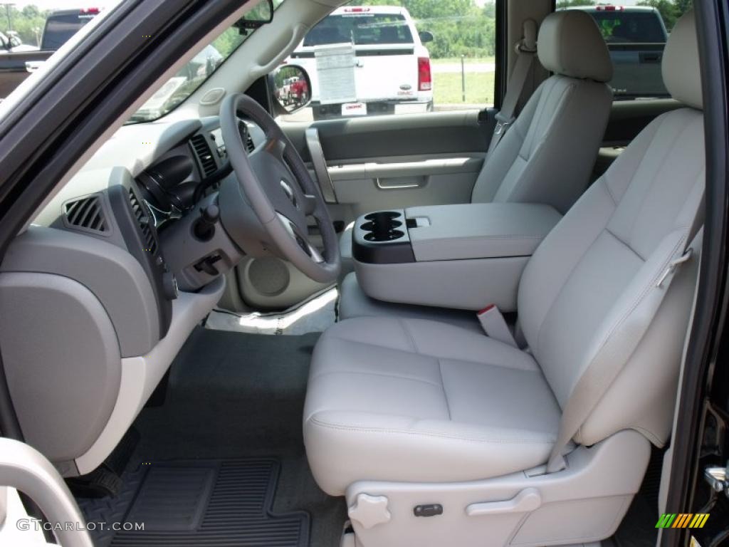 2010 Sierra 1500 SLE Crew Cab 4x4 - Carbon Black Metallic / Light Titanium/Ebony photo #12