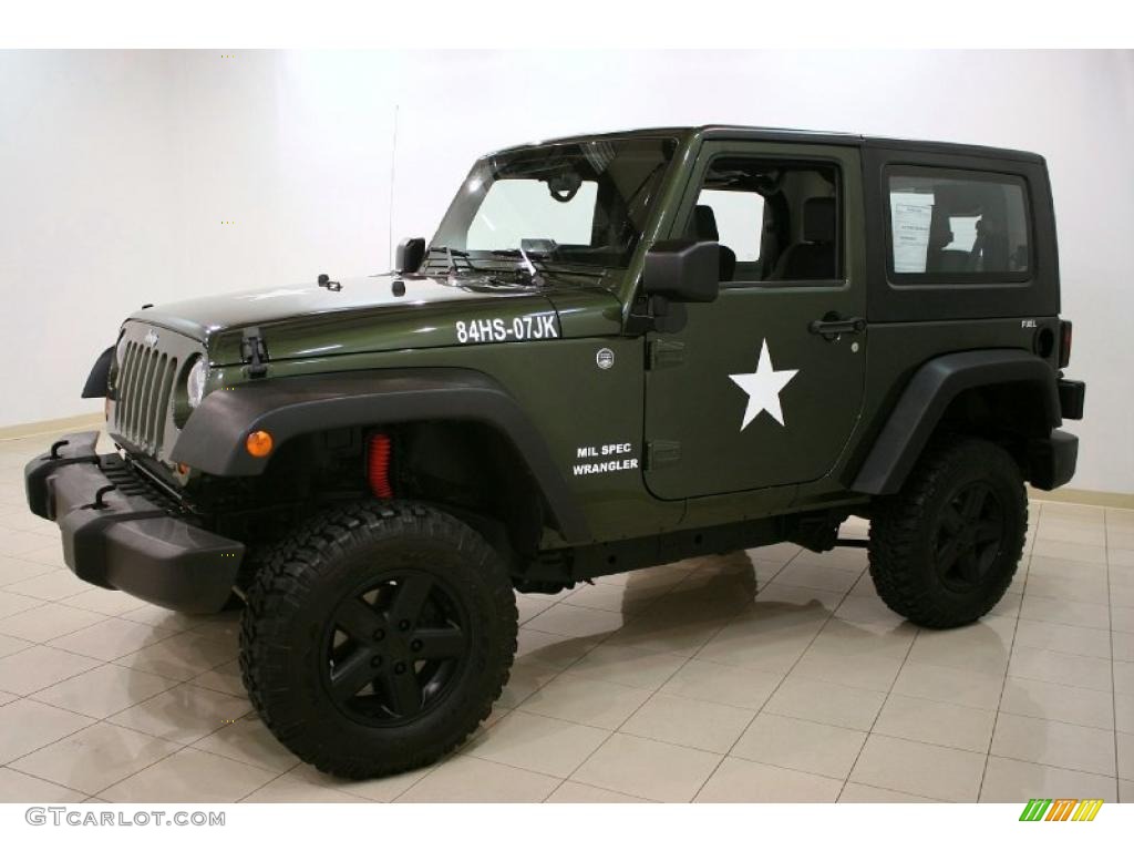 2007 Wrangler X 4x4 - Jeep Green Metallic / Dark Slate Gray/Medium Slate Gray photo #3