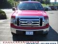 2010 Vermillion Red Ford F150 XLT SuperCab 4x4  photo #3