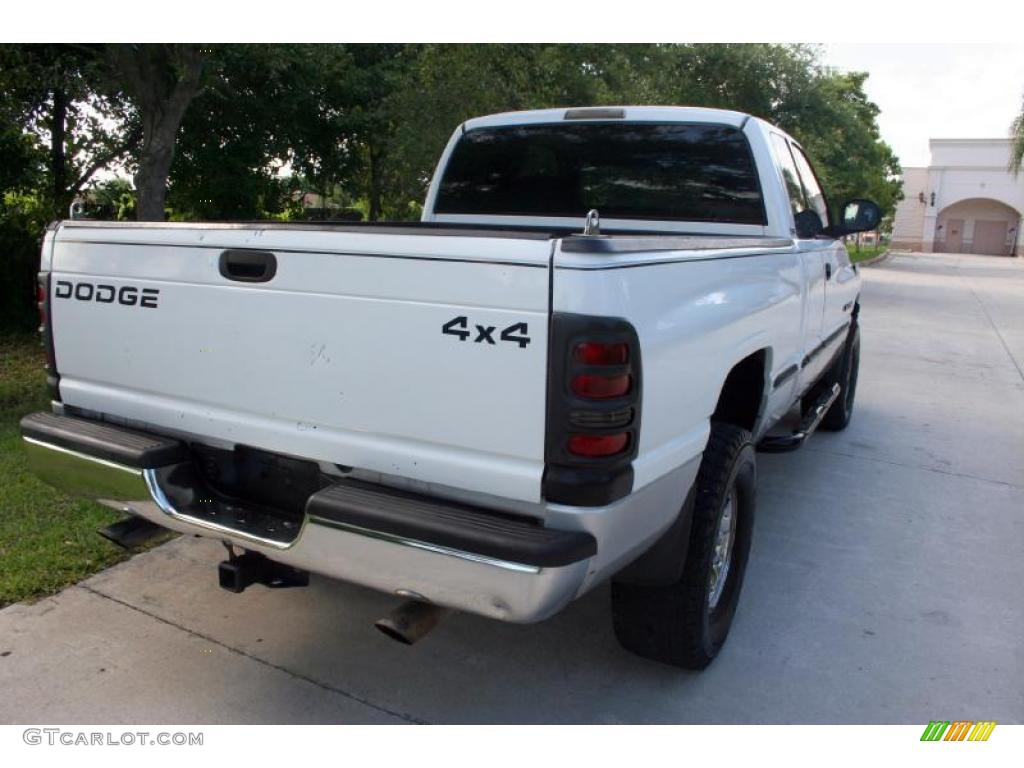 1998 Ram 1500 Laramie SLT Extended Cab 4x4 - Bright White / Gray photo #18