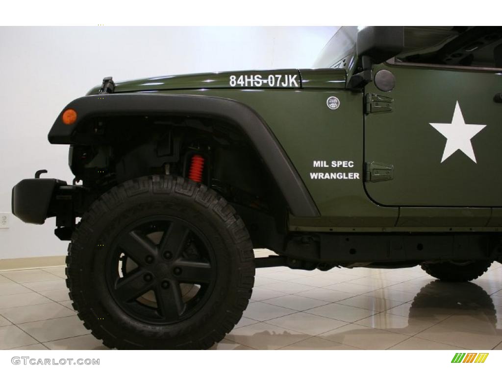 2007 Wrangler X 4x4 - Jeep Green Metallic / Dark Slate Gray/Medium Slate Gray photo #25