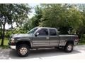 2001 Medium Charcoal Gray Metallic Chevrolet Silverado 2500HD LS Extended Cab 4x4  photo #2