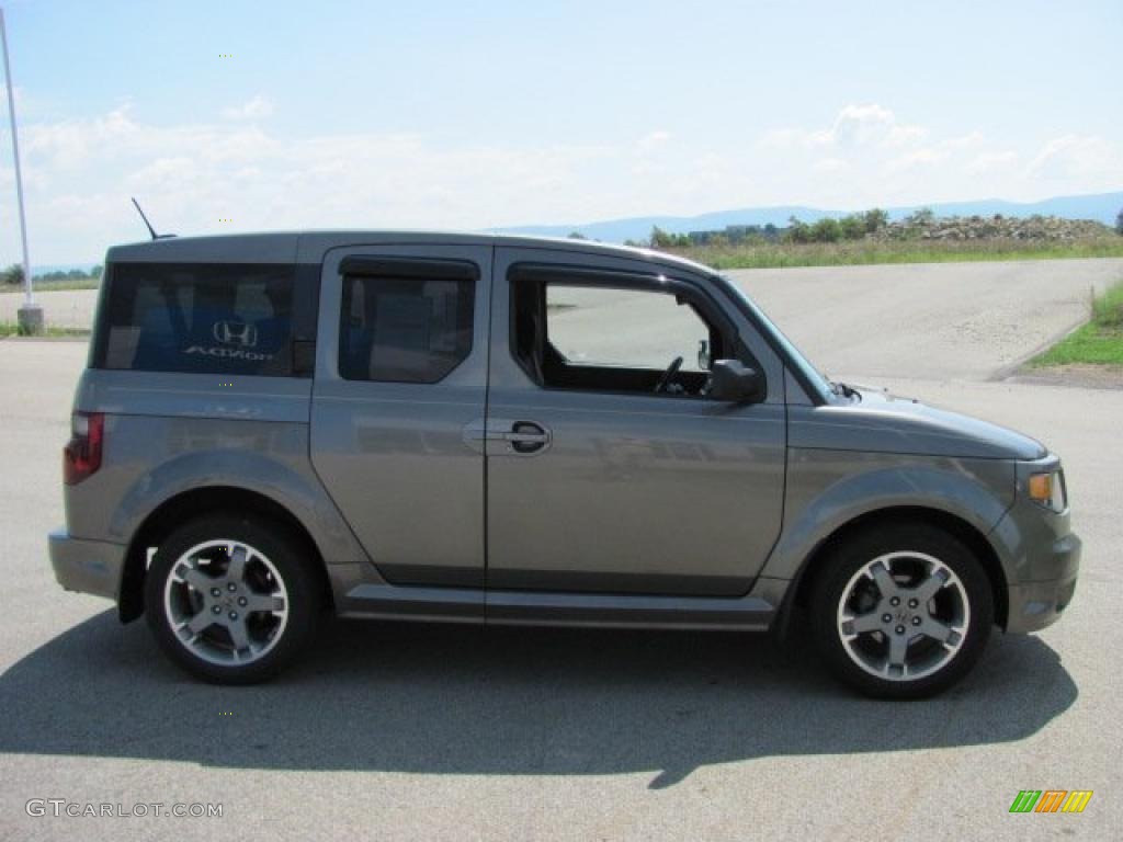 2007 Element SC - Galaxy Gray Metallic / Black/Tribal photo #12
