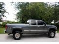 2001 Medium Charcoal Gray Metallic Chevrolet Silverado 2500HD LS Extended Cab 4x4  photo #12