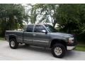 2001 Medium Charcoal Gray Metallic Chevrolet Silverado 2500HD LS Extended Cab 4x4  photo #14