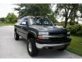 2001 Medium Charcoal Gray Metallic Chevrolet Silverado 2500HD LS Extended Cab 4x4  photo #16