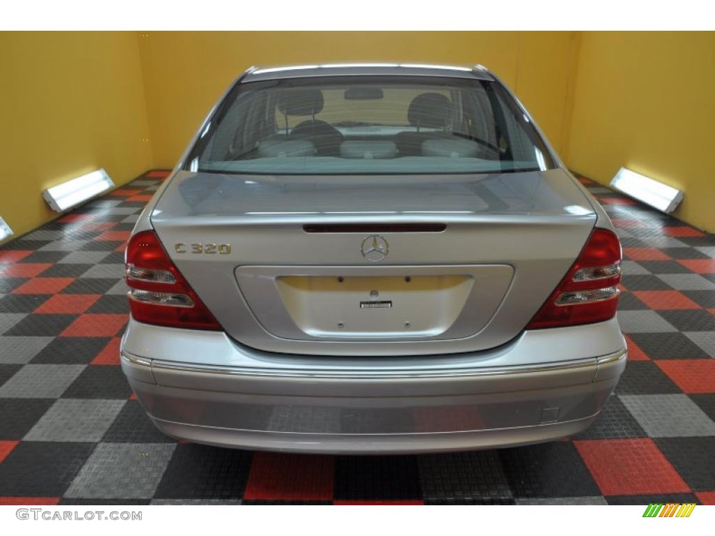 2001 C 320 Sedan - Brilliant Silver Metallic / Ash photo #5