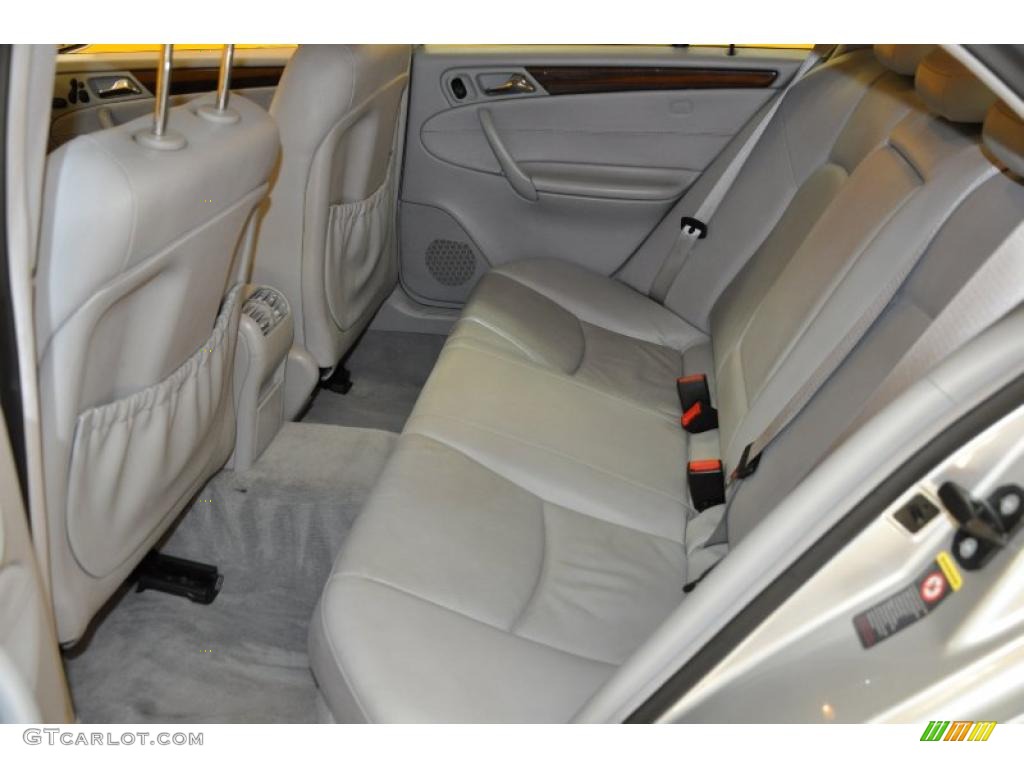 2001 C 320 Sedan - Brilliant Silver Metallic / Ash photo #14