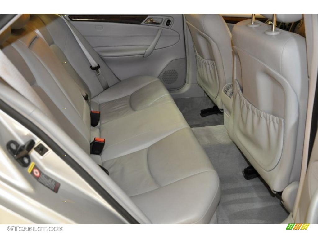 2001 C 320 Sedan - Brilliant Silver Metallic / Ash photo #16