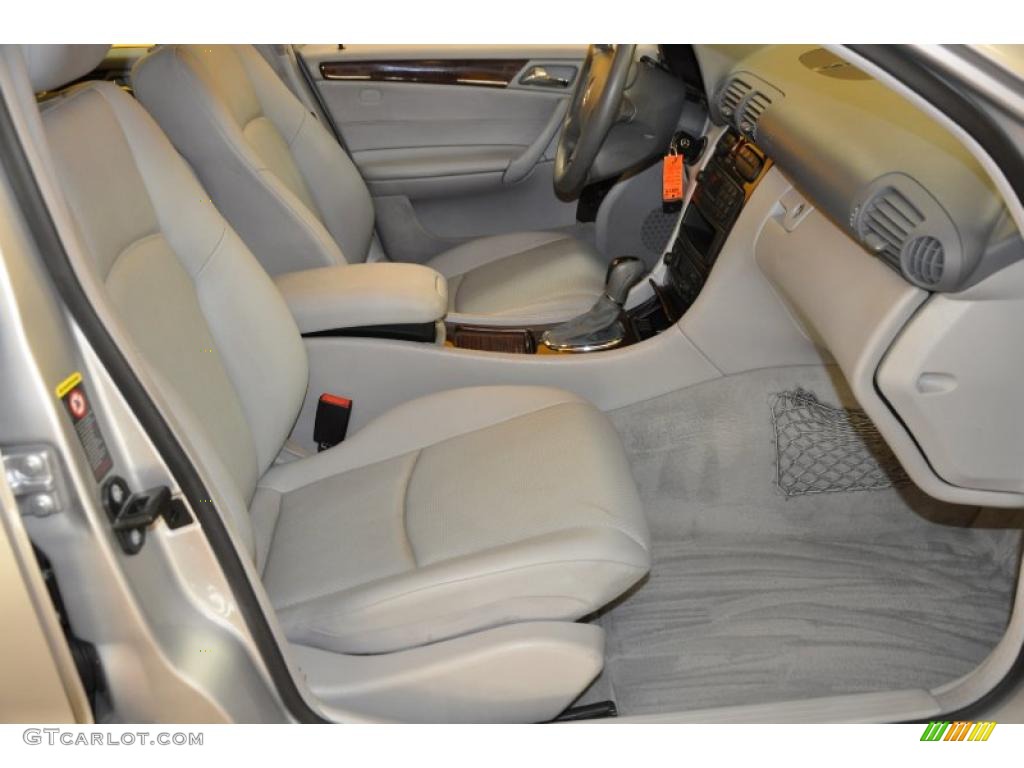 2001 C 320 Sedan - Brilliant Silver Metallic / Ash photo #17