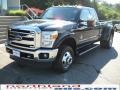 Tuxedo Black - F350 Super Duty XLT SuperCab 4x4 Dually Photo No. 2