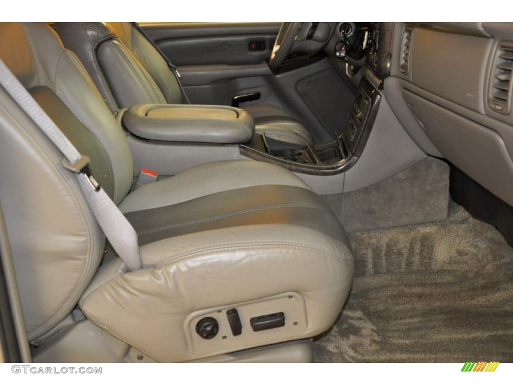 2002 Yukon Denali AWD - Pewter Metallic / Sandstone photo #18