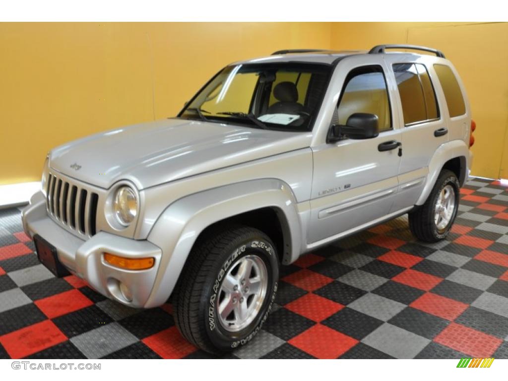 2002 Liberty Limited 4x4 - Bright Silver Metallic / Dark Slate Gray photo #3