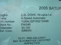 2005 Dragonfly Green Saturn ION 1 Sedan  photo #21