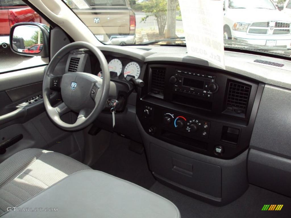 2008 Ram 1500 TRX4 Quad Cab 4x4 - Brilliant Black Crystal Pearl / Medium Slate Gray photo #11