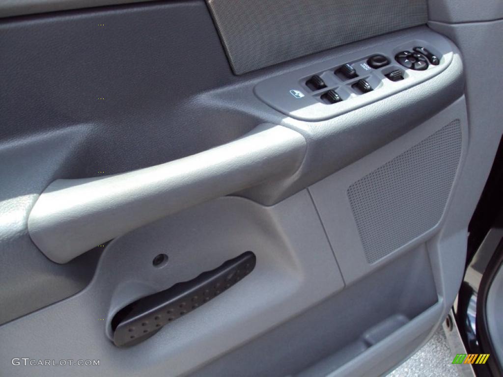 2008 Ram 1500 TRX4 Quad Cab 4x4 - Brilliant Black Crystal Pearl / Medium Slate Gray photo #17