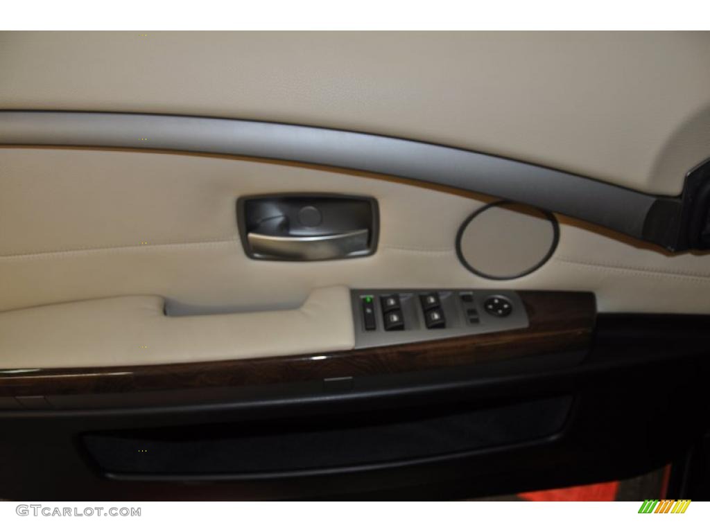 2008 7 Series 750i Sedan - Monaco Blue Metallic / Cream Beige photo #14