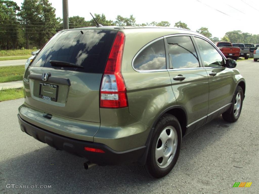 2008 CR-V LX - Green Tea Metallic / Ivory photo #9