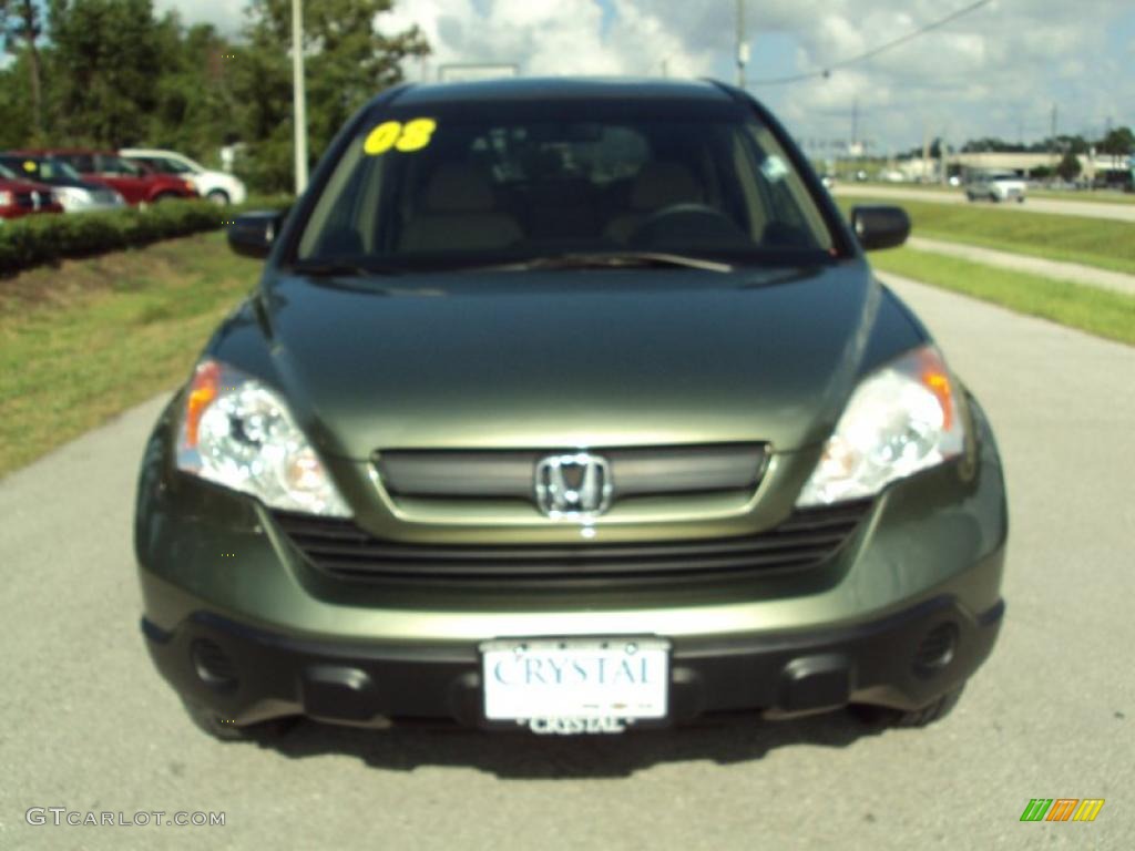 2008 CR-V LX - Green Tea Metallic / Ivory photo #14