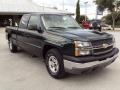 2004 Dark Green Metallic Chevrolet Silverado 1500 Work Truck Extended Cab  photo #10