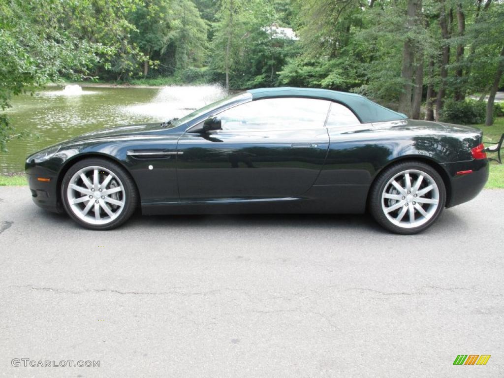2006 DB9 Volante - British Racing Green / Sandstorm photo #3