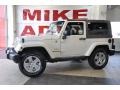 2010 Stone White Jeep Wrangler Sahara 4x4  photo #1