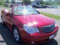 2010 Inferno Red Crystal Pearl Chrysler Sebring Limited Convertible  photo #13