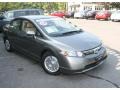 Galaxy Gray Metallic - Civic Hybrid Sedan Photo No. 3
