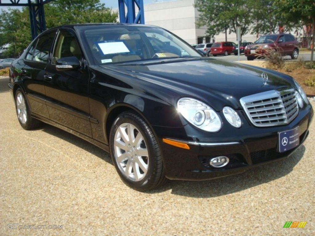 2008 E 320 BlueTEC Sedan - Black / Cashmere photo #7