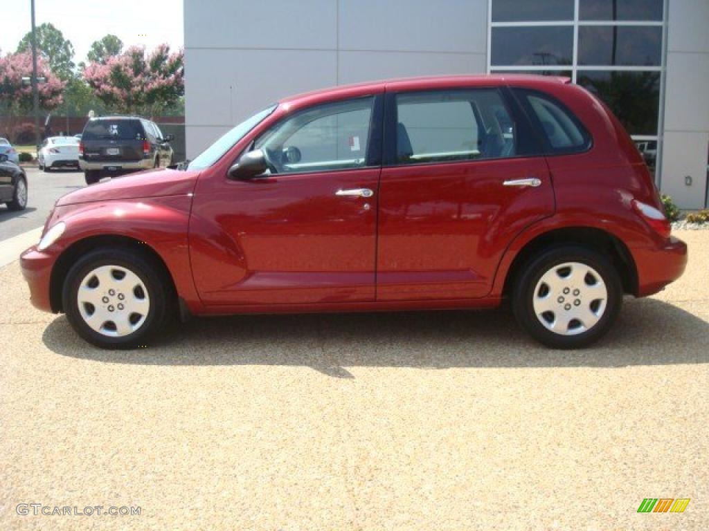 2007 PT Cruiser  - Inferno Red Crystal Pearl / Pastel Slate Gray photo #3