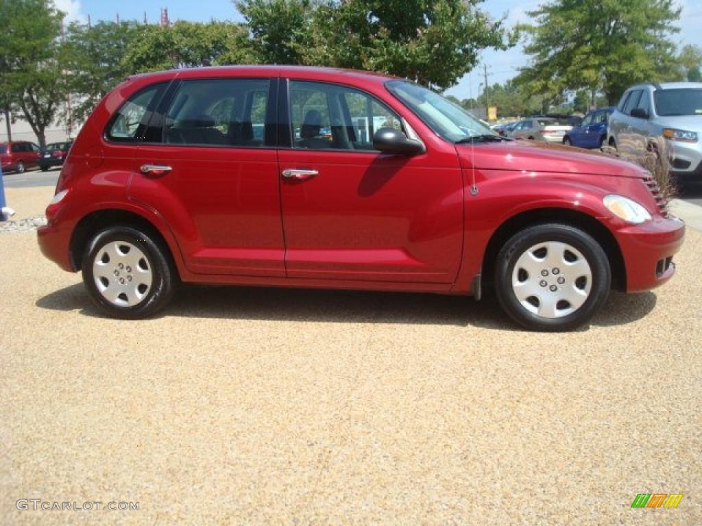 2007 PT Cruiser  - Inferno Red Crystal Pearl / Pastel Slate Gray photo #6