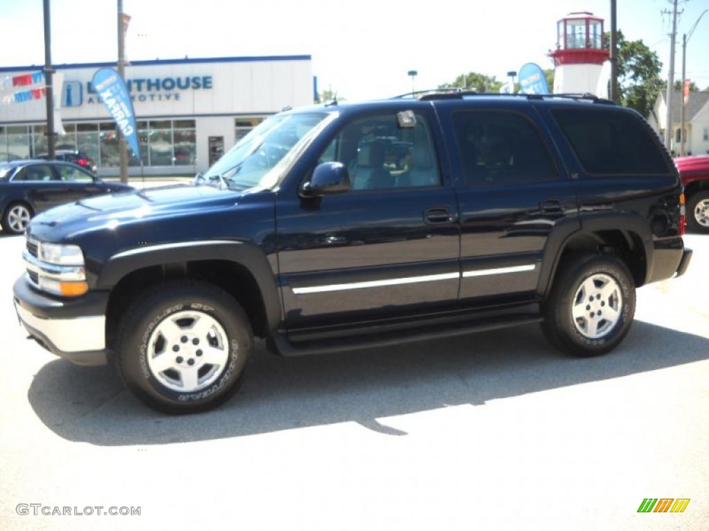 2004 Tahoe LT 4x4 - Dark Blue Metallic / Gray/Dark Charcoal photo #2