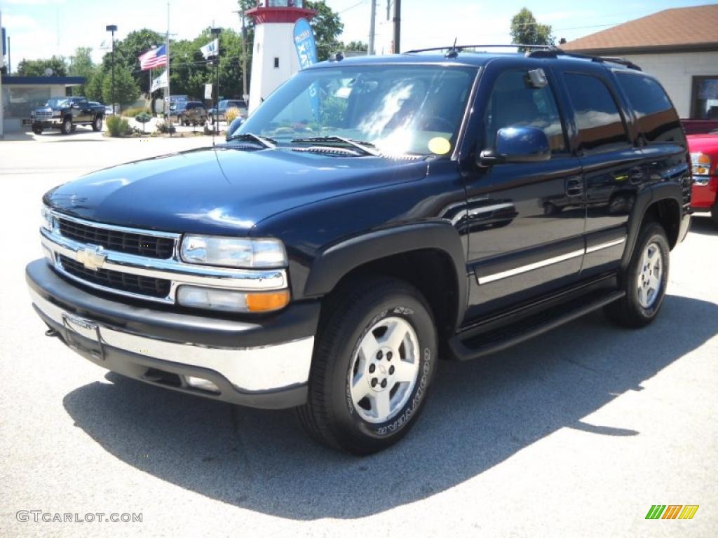 2004 Tahoe LT 4x4 - Dark Blue Metallic / Gray/Dark Charcoal photo #3