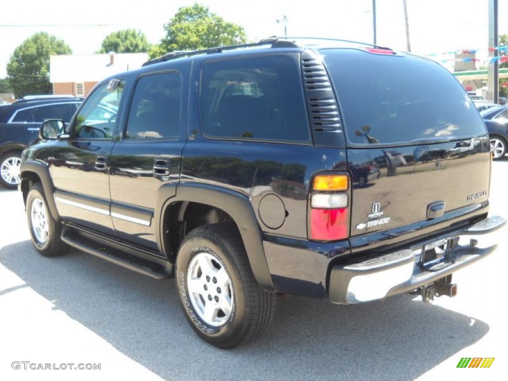 2004 Tahoe LT 4x4 - Dark Blue Metallic / Gray/Dark Charcoal photo #5