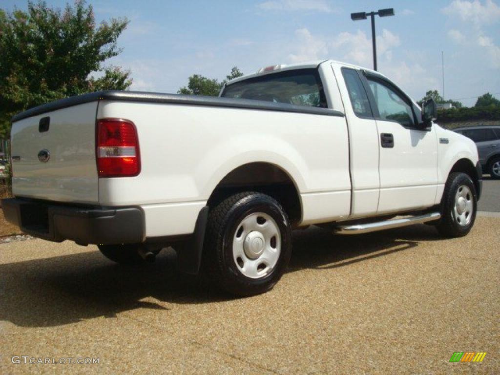 2005 F150 XL Regular Cab - Oxford White / Medium Flint Grey photo #6