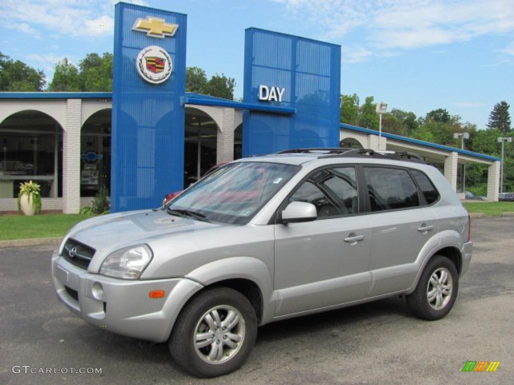 2007 Tucson Limited - Platinum Metallic / Gray photo #1