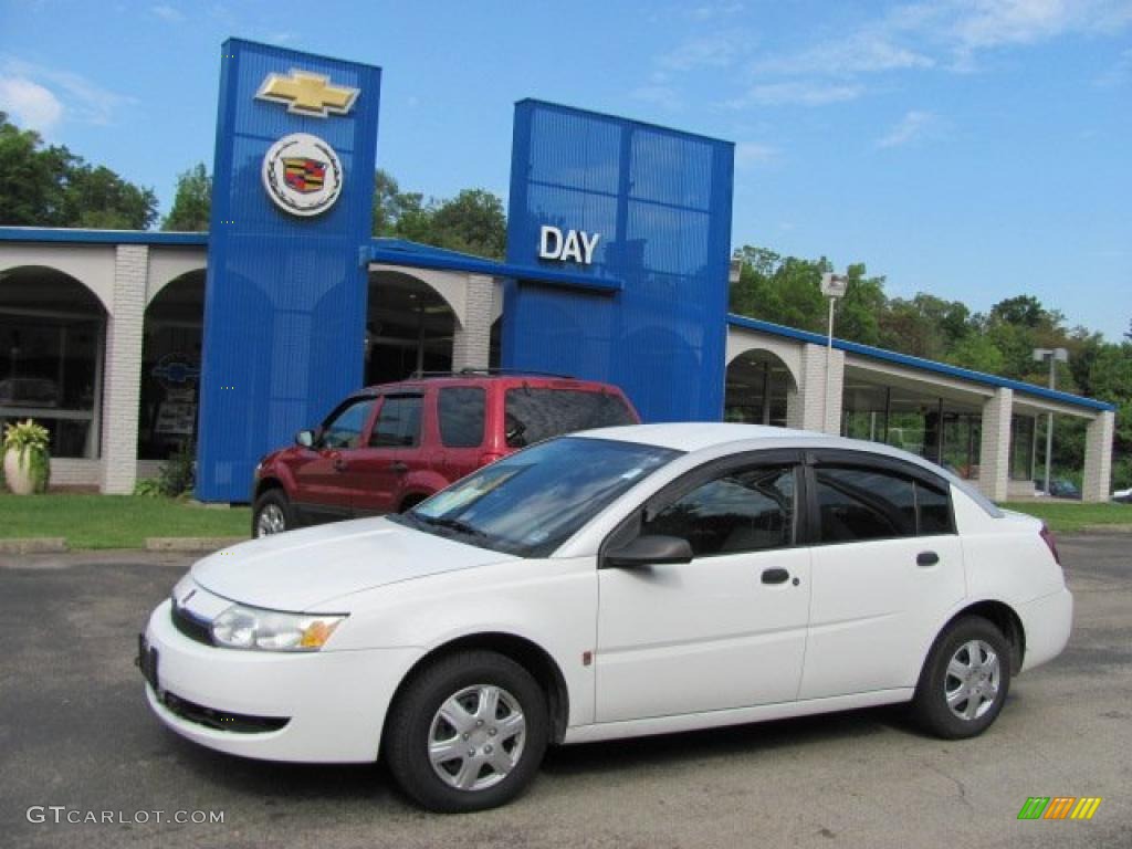 2003 ION 1 Sedan - White / Gray photo #1