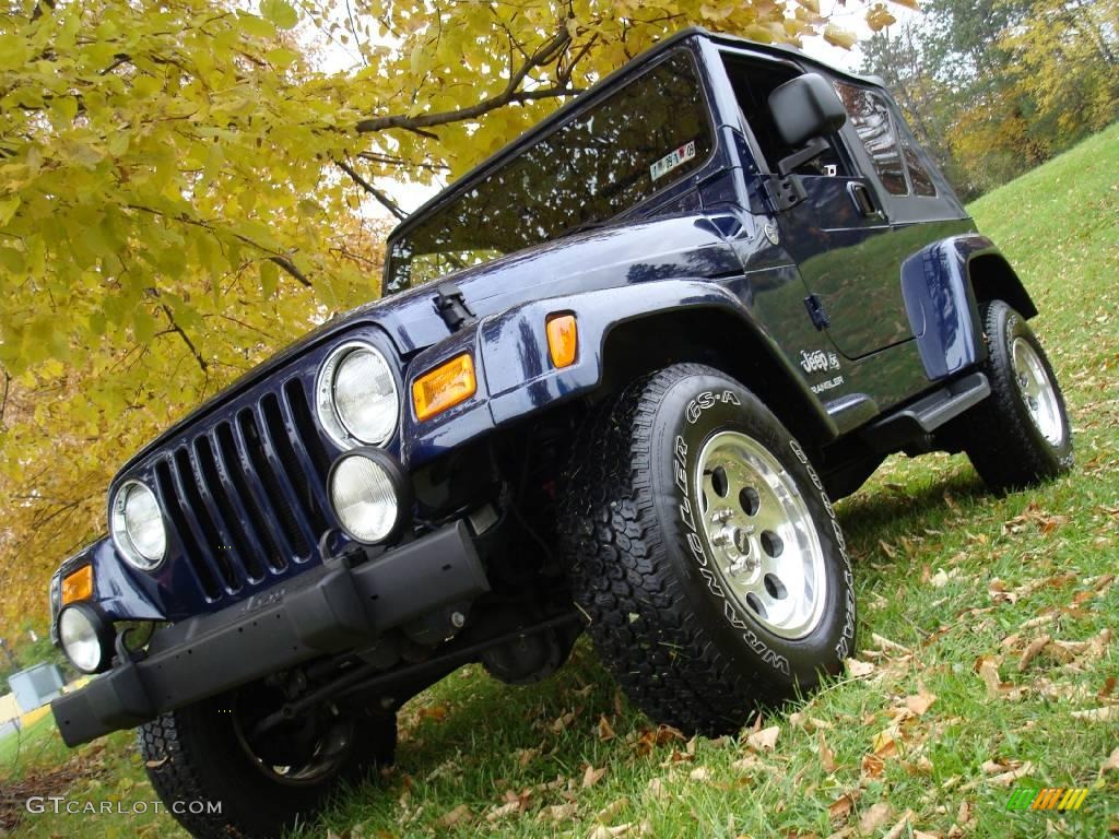 2006 Wrangler X 4x4 - Midnight Blue Pearl / Dark Slate Gray photo #1